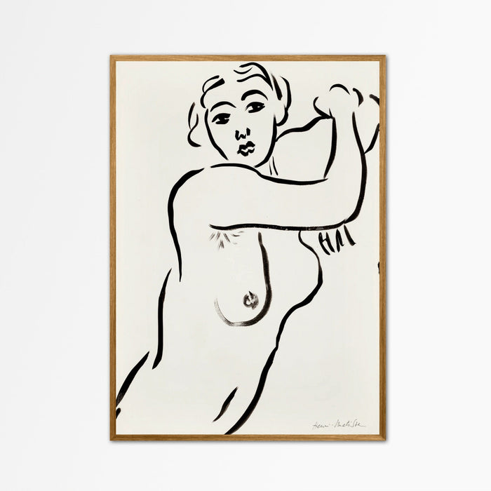 Line Drawing Print by Matisse