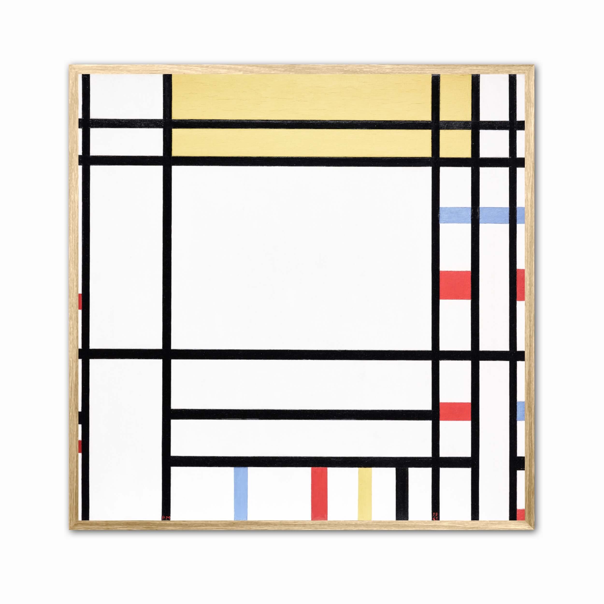 Minimalist Bauhaus Wall Art - Piet Mondrian – Artworld
