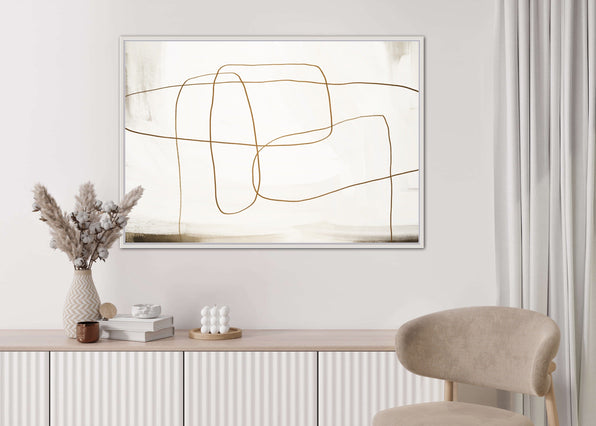 Artworld Wall Art Minimalist Neutral Contemporary Wall Art