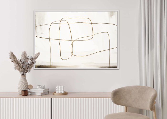 Minimalist Neutral Contemporary Wall Art