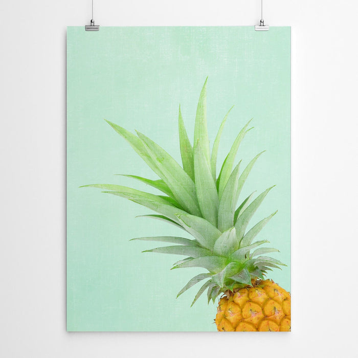 Mint Green Pineapple Wall Art Print