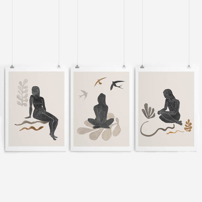 Modern Minimalist Watercolour Women