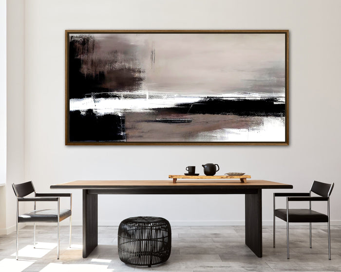 Modern Neutral Abstract Art