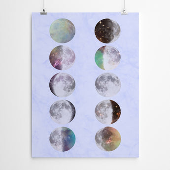 Artworld Wall Art Moon Phases Canvas Art 548