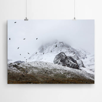 Artworld Wall Art Mountain Birds Art Print 557