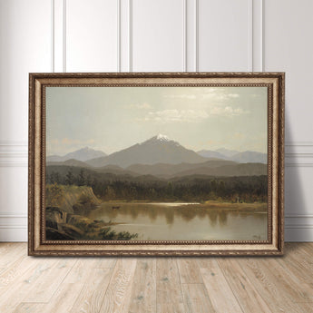 Artworld Wall Art Mountain Lake painting 564