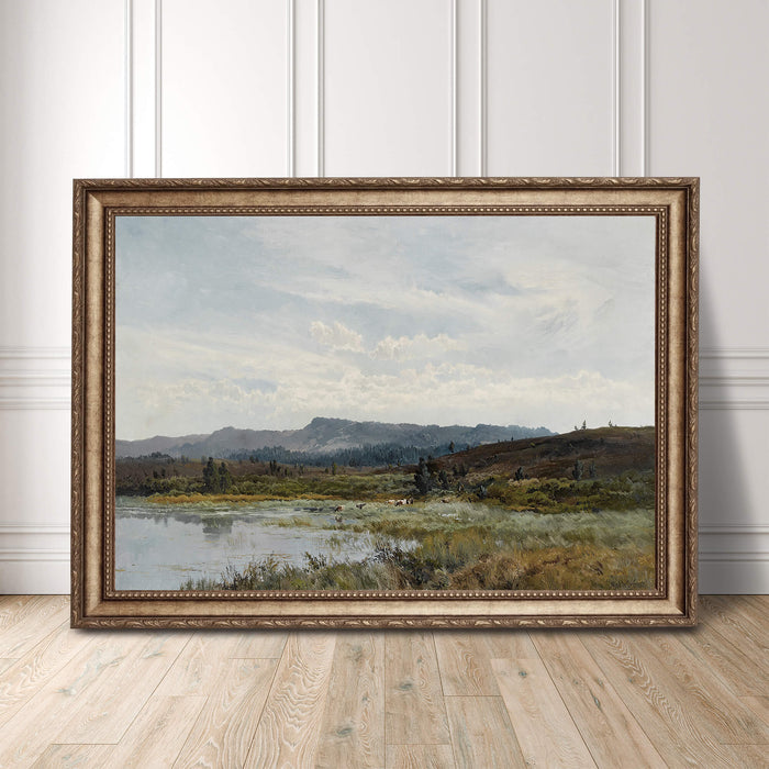 Mountain landscape wall art