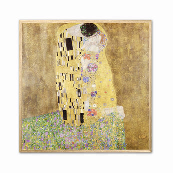 Artworld Wall Art Muted Tones - The Kiss by Gustav Klimt