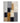 Abstract artwork with rectangular blocks in muted tones including gold, gray, black, cream, and beige on a neutral