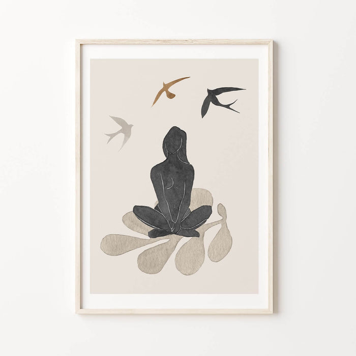 Neutral Wall Art Watercolour Prints