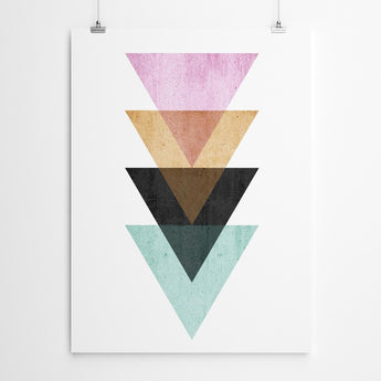 Artworld Wall Art Nordic Triangle Art Print 594