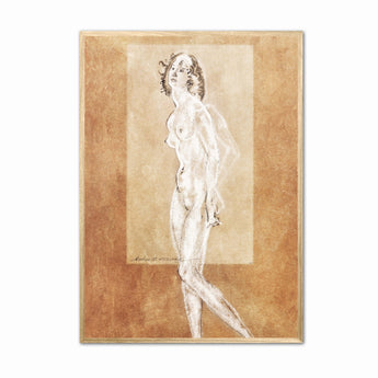 Artworld Wall Art Nude Woman Sketch - Arthur B. Davies