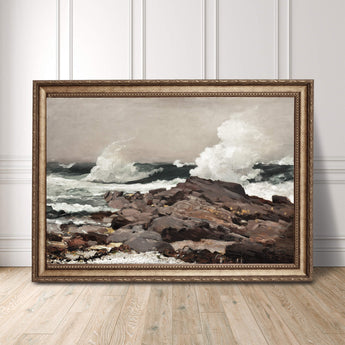 Artworld Wall Art Ocean waves painting print 62