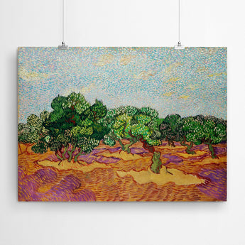 Artworld Wall Art Olive Trees - Vincent Van Gogh Fine Art Prints 67
