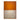Abstract painting divided horizontally: burnt orange upper section and soft cream lower section with soft blended edges