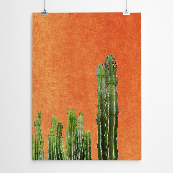 Artworld Wall Art Orange Cactus Wall Art 69