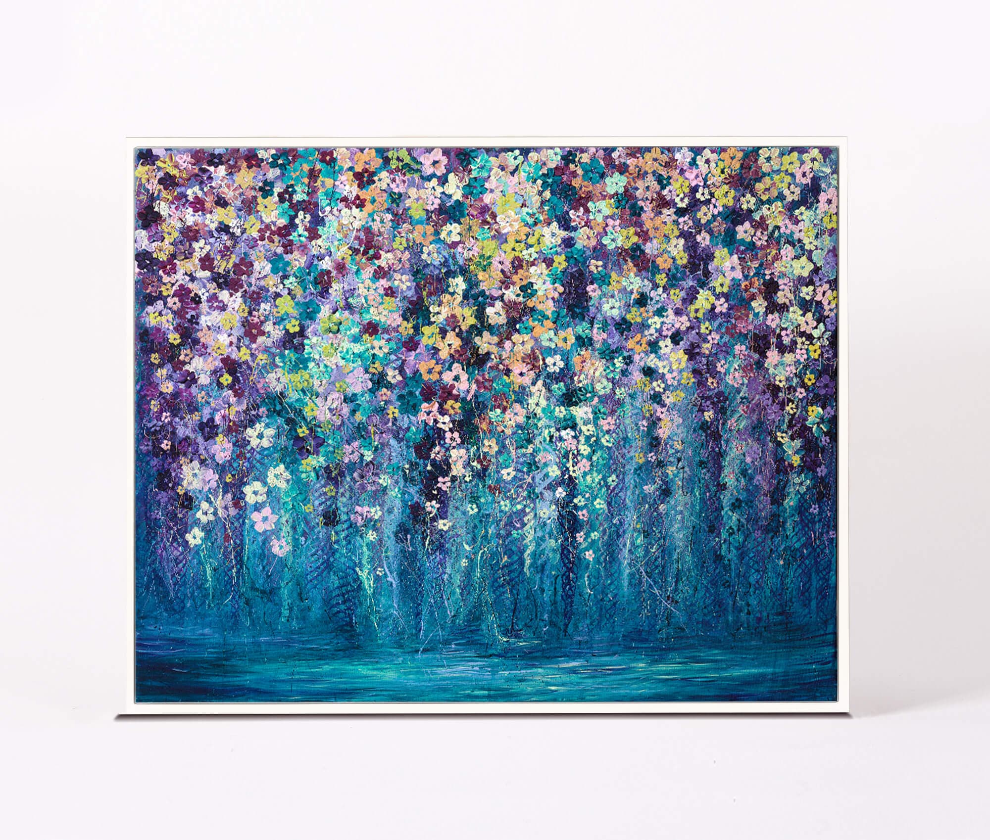 Artworld Wall Art Original Painting for Sale - Colourful Impressionist Flowers