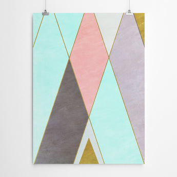 Artworld Wall Art Pastel Abstract Wall Art 642