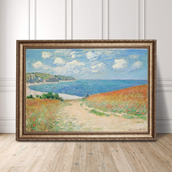 Path Into Wheat Fields Claude Monet
