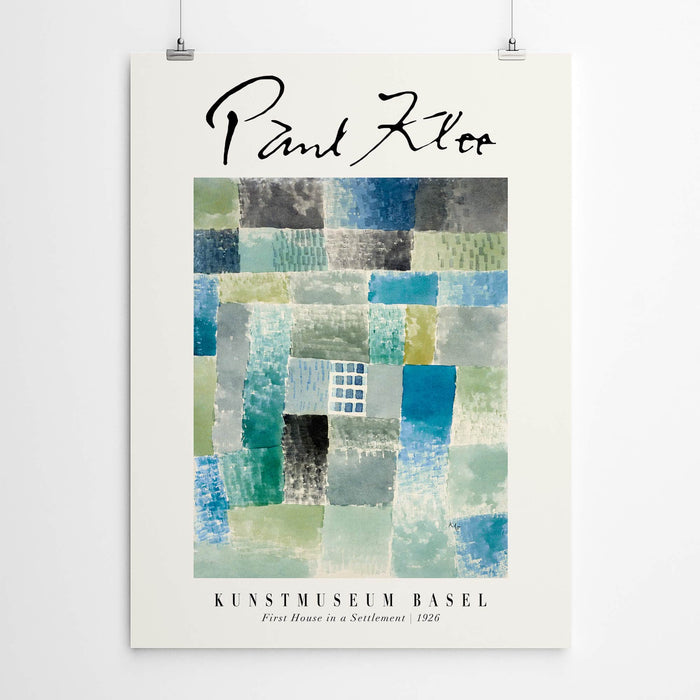 Paul Klee Wall Art First House in a Settlement
