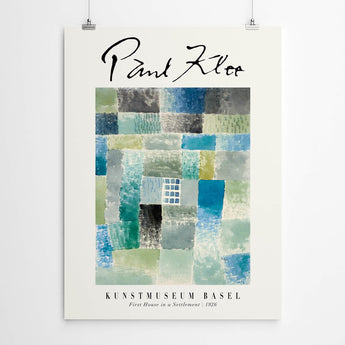 Artworld Wall Art Paul Klee Wall Art First House in a Settlement