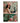 Woman in vintage bathtub with peacock, pink floral wallpaper backdrop, wearing pink fascinator hat, pale green bathtub with