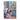 Orange tabby cat sitting on a floral patterned toilet reading a blue book titled 'Le Chat Philosophie' in a colourful