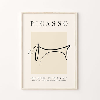 Artworld Wall Art Picasso Dog Wall Art Print