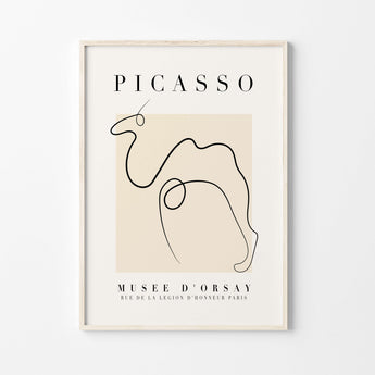 Artworld Wall Art Picasso The Camel Exhibition Poster