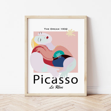 Artworld Wall Art Picasso- The Dream Exhabition Poster 664