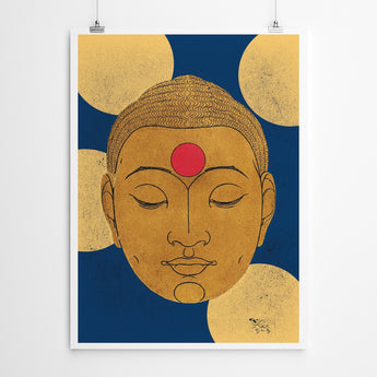 Artworld Wall Art Pop Art Buddha Wall Art 030