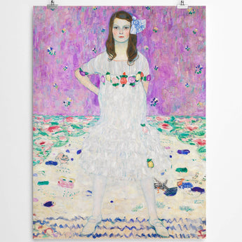 Artworld Wall Art Portrait of a Girl - Gustav Klimt Canvas Prints 687