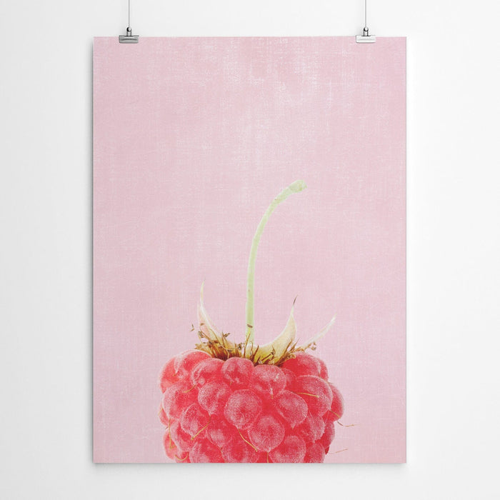 Raspberry Kitchen Art Print