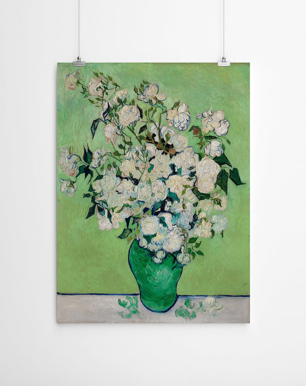 Artworld Wall Art Roses - Vincent Van Gogh Ready to Hang Canvas Prints 728