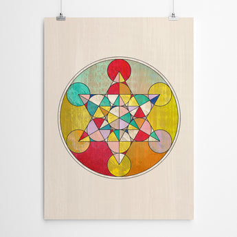 Artworld Wall Art Sacred Geometry Print 735