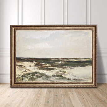 Artworld Wall Art Sand dunes Oil Painting Print 745