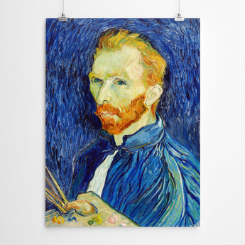 Artworld Wall Art Self-Portrait - Vincent Van Gogh Ready to Hang Canvas Prints 753