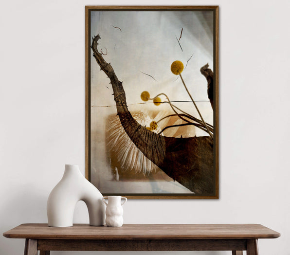 Artworld Wall Art Sepia Protea Wall Art