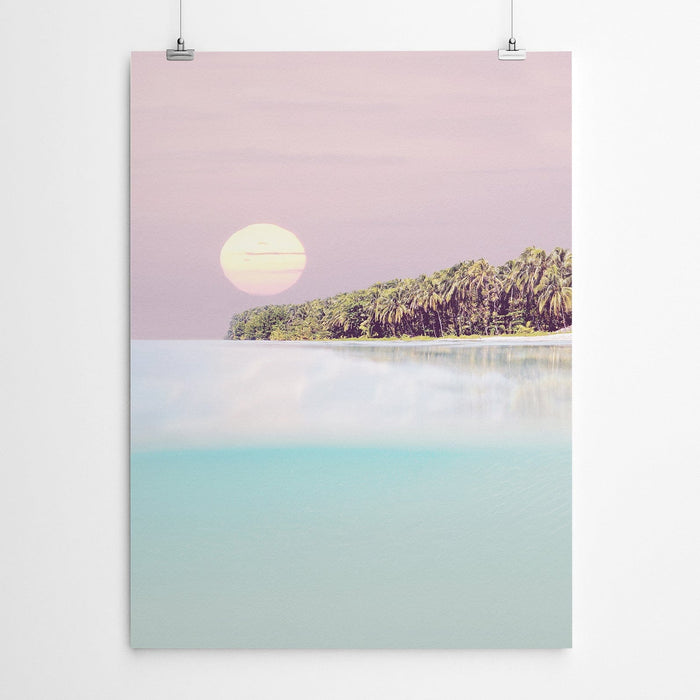 Sunset Island Beach Art