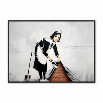 Artworld Wall Art Sweep it Under the Carpet - Banksy