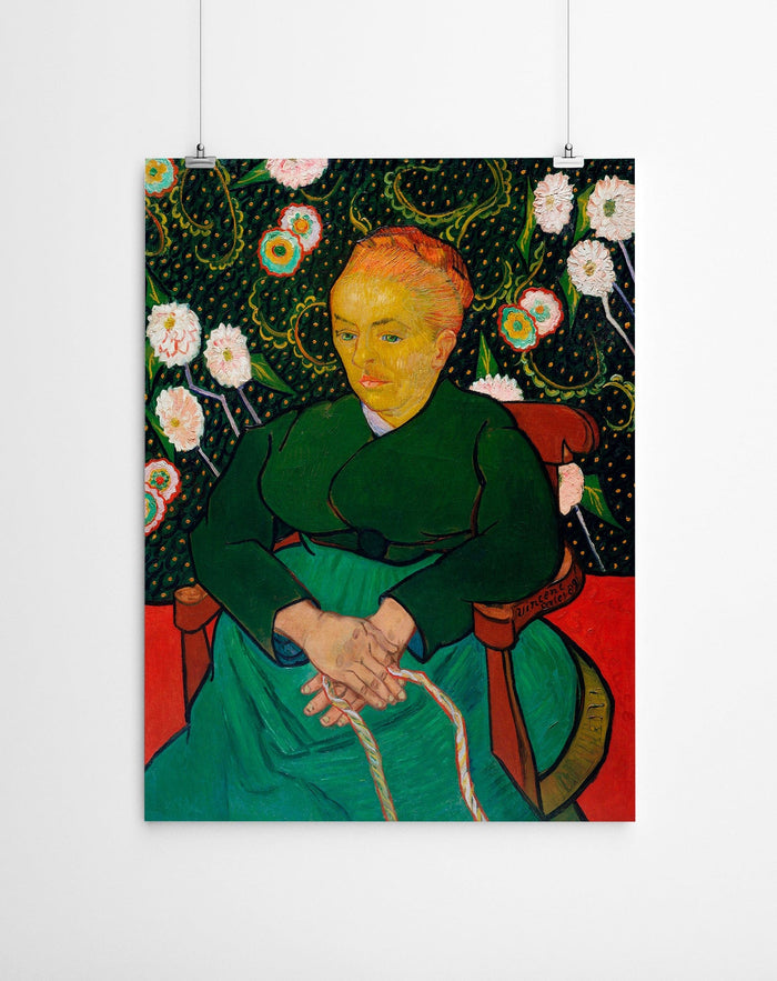 The Berceuse, Woman Rocking a Cradle - Vincent Van Gogh Ready to Hang Canvas Prints