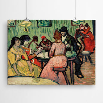 Artworld Wall Art The Brothel - Vincent Van Gogh Ready to Hang Canvas Prints 794