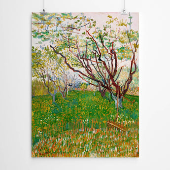 Artworld Wall Art The Flowering Orchard - Vincent Van Gogh Fine Art Prints 795