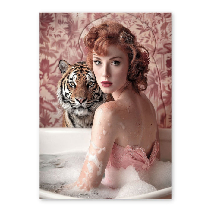 Tiger Bath Vintage Glamour