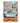 Orange striped cat in a turquoise bathtub, surrounded by colorful flowers and ornamental patterns on walls and floor