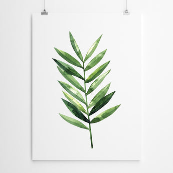 Artworld Wall Art Tropical Leaf Canvas Print 830