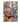 Illustration of a woman lying upside down on an ornate sofa in a colourful interior, surrounded by patterned textiles,
