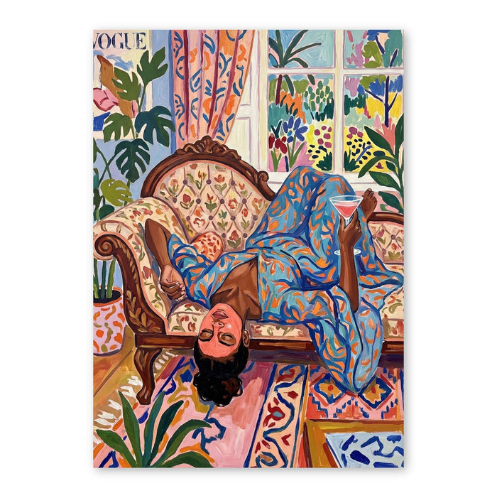 The Floral Chaise