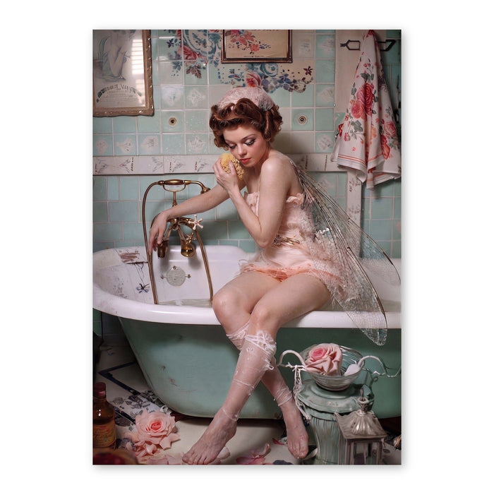 Vintage Bath Time Elegance