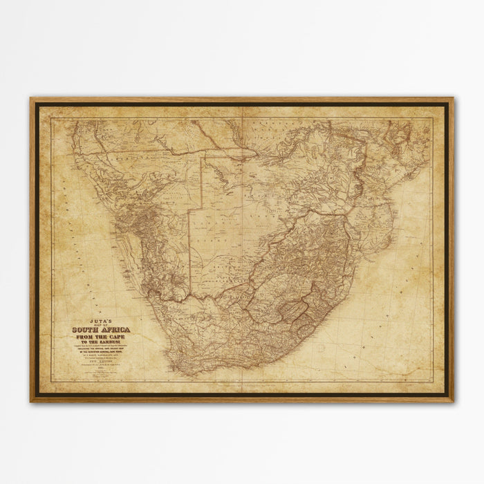 Vintage Map South Africa